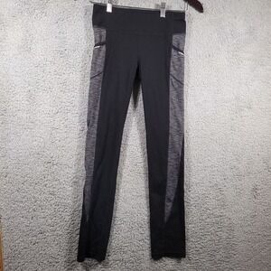 Athleta Girl  Black Gray Leggings,Youth Sz L/12.